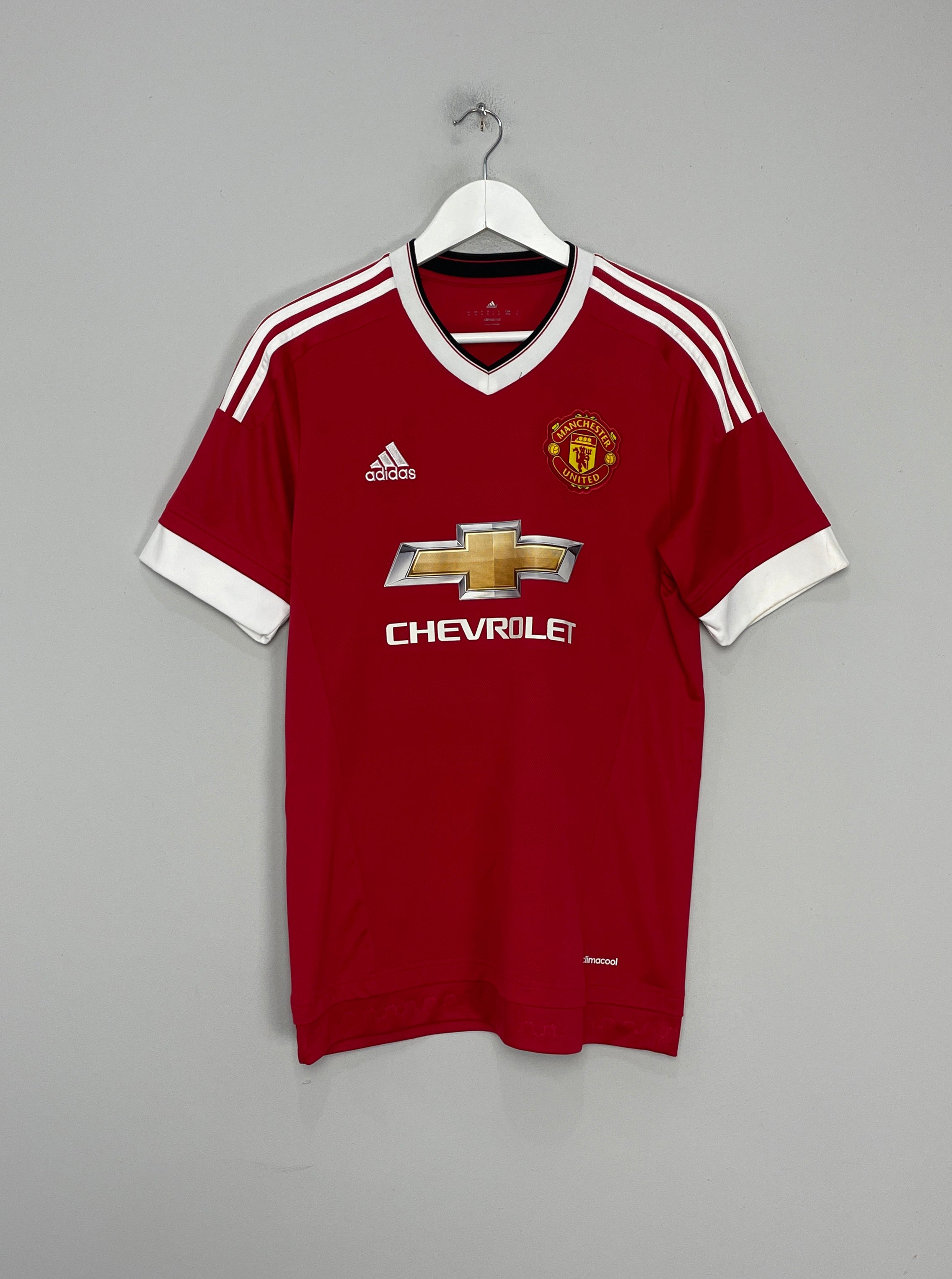 Shop 2015/16 MANCHESTER UNITED ROONEY #10 HOME SHIRT (M) ADIDAS, classic football shirts, vintage football shirts & retro soccer jerseys at Cult Kits
