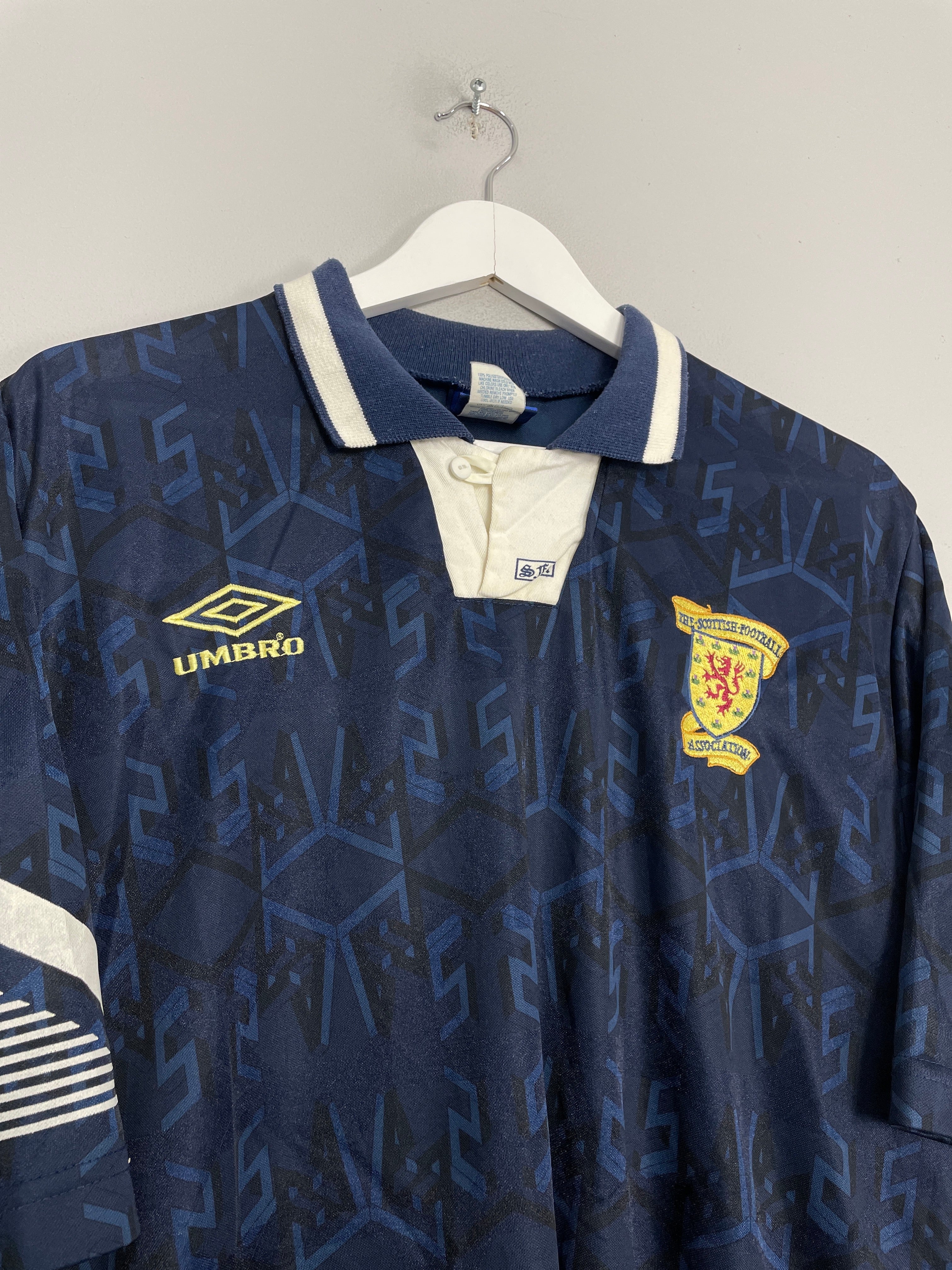 scotland 1992 shirt