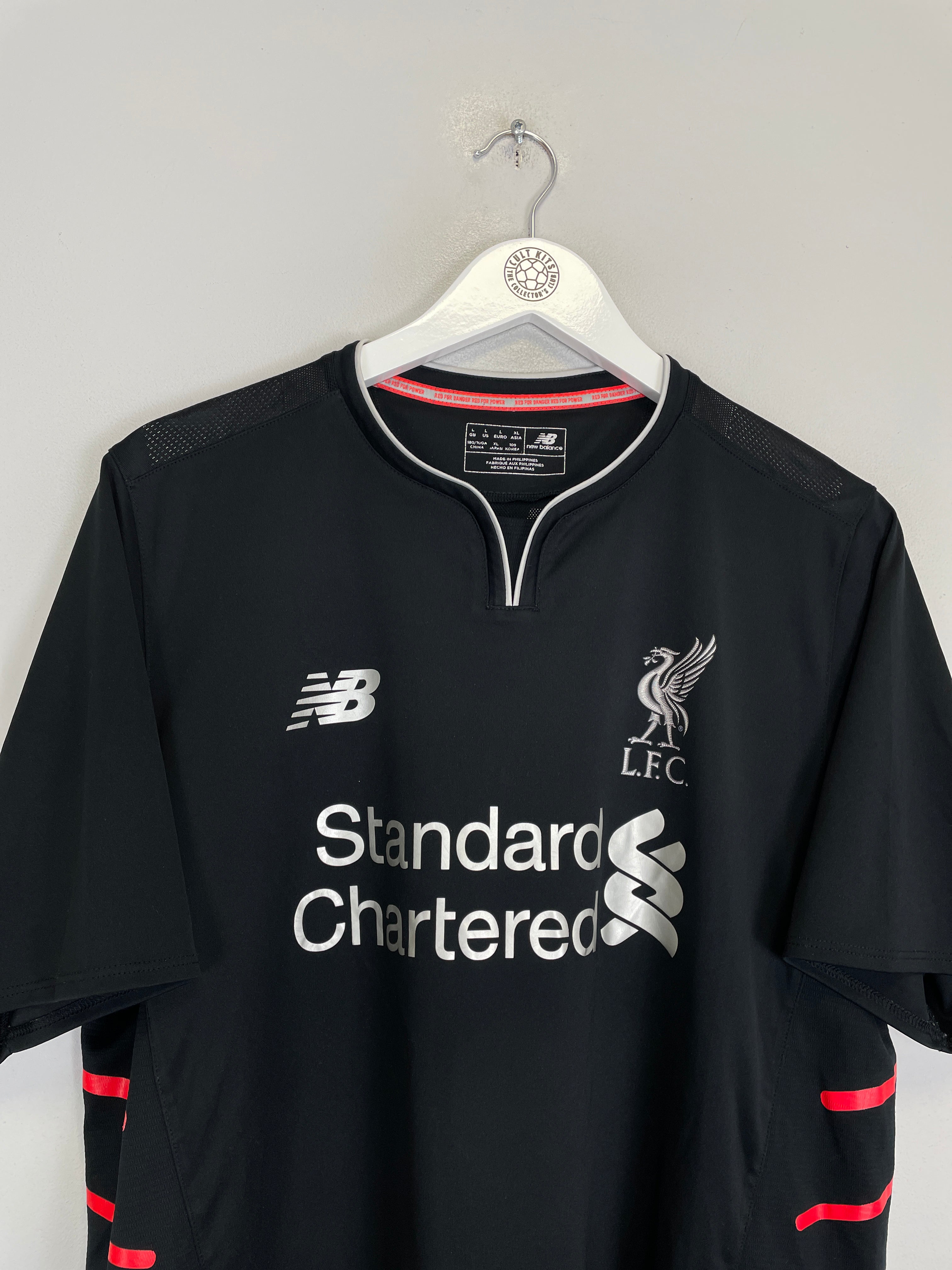 Shop 2016/17 LIVERPOOL MANE #19 AWAY SHIRT (L) NEW BALANCE, classic football shirts, vintage football shirts & retro soccer jerseys at Cult Kits