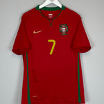Shop 2008/10 PORTUGAL RONALDO #7 HOME SHIRT (M) NIKE, classic football shirts, vintage football shirts & retro soccer jerseys at Cult Kits