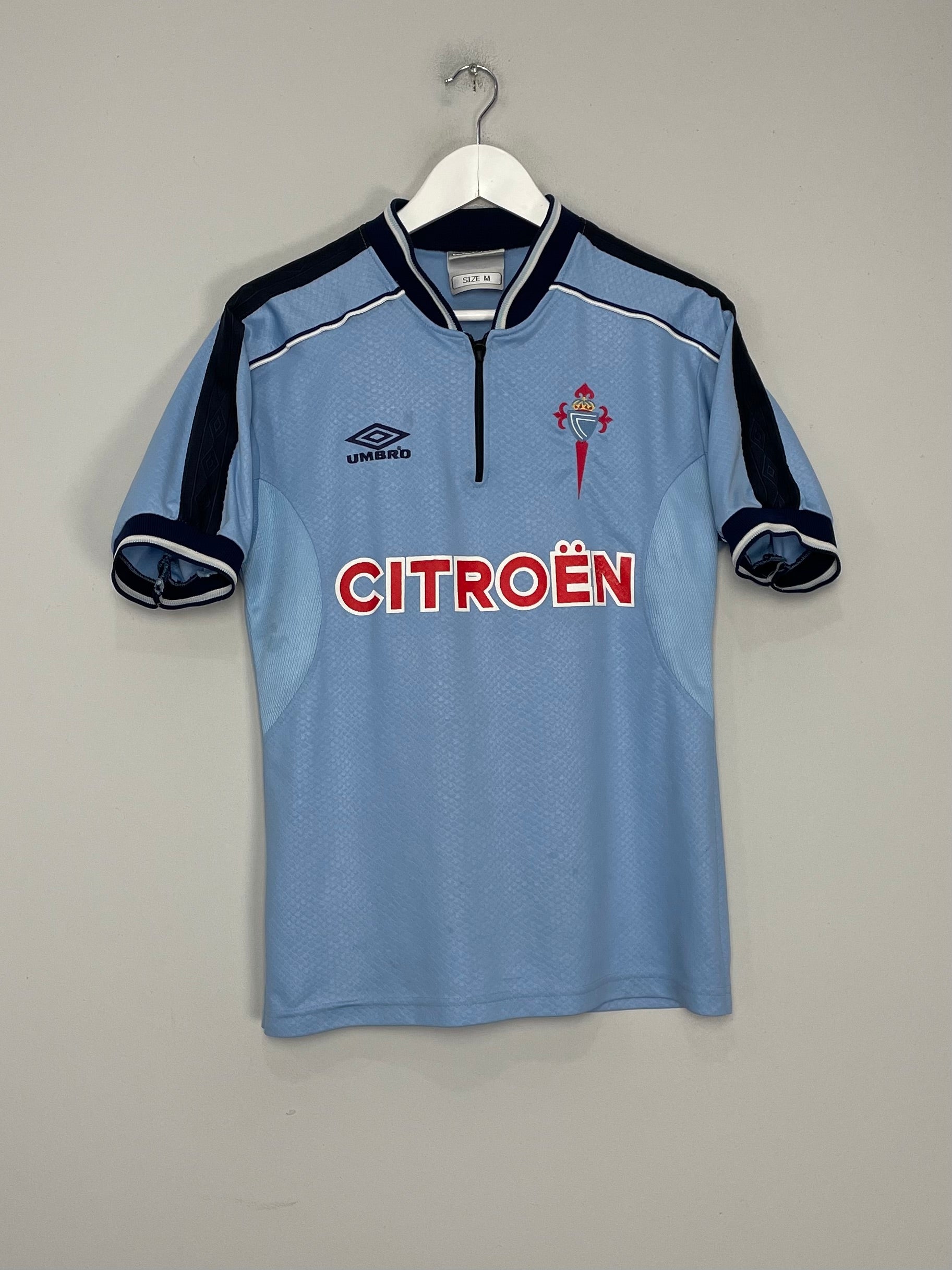 1999/01 CELTA VIGO HOME SHIRT (M) UMBRO