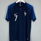 Shop 2018 FRANCE GRIEZMANN #7 HOME SHIRT (M) NIKE, classic football shirts, vintage football shirts & retro soccer jerseys at Cult Kits