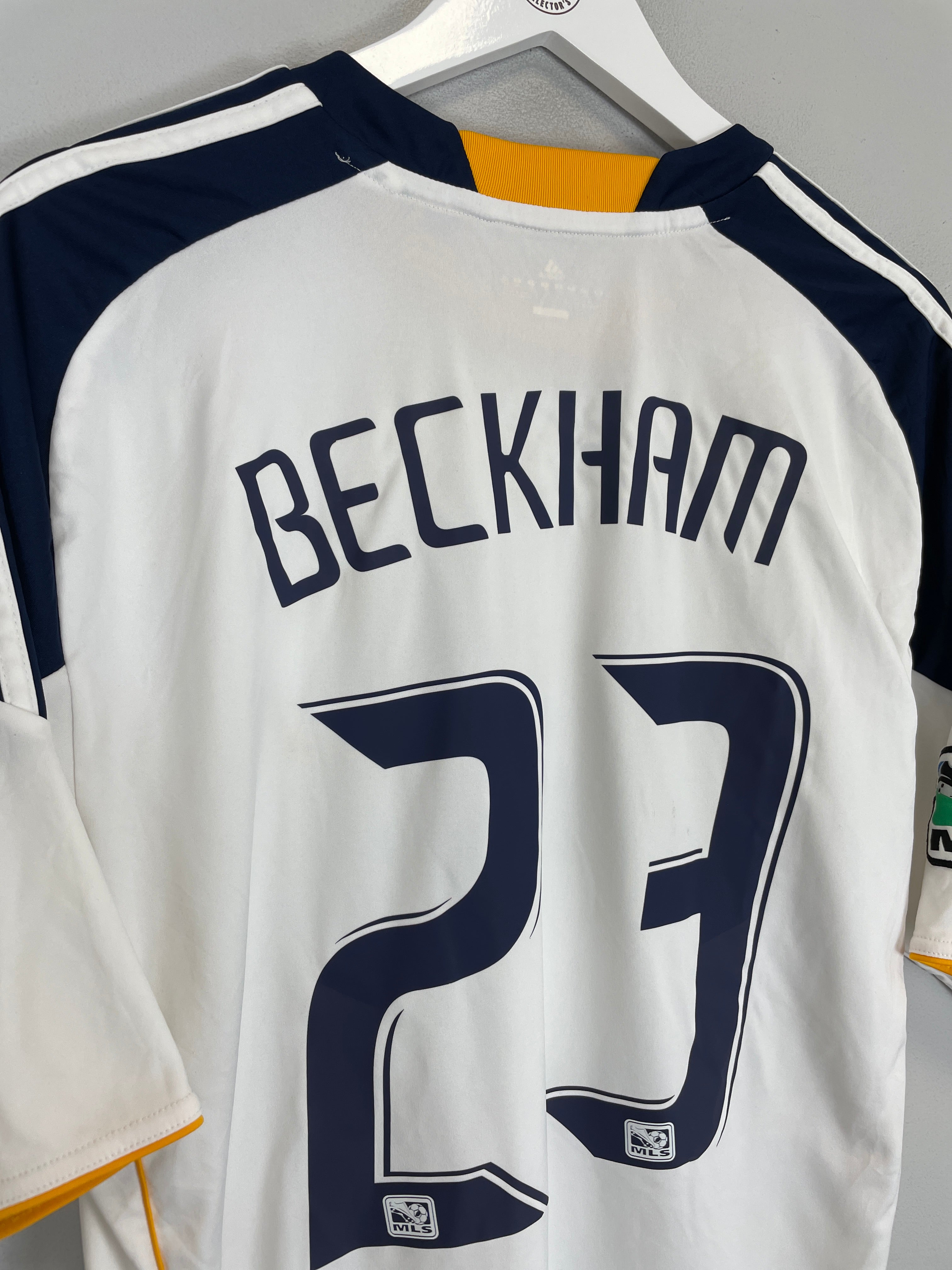 Shop 2010/11 LA GALAXY BECKHAM #23 HOME SHIRT (XL) ADIDAS, classic football shirts, vintage football shirts & retro soccer jerseys at Cult Kits