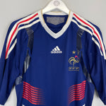 Shop 2009/10 FRANCE *PLAYER ISSUE* HOME SHIRT (L) ADIDAS, classic football shirts, vintage football shirts & retro soccer jerseys at Cult Kits
