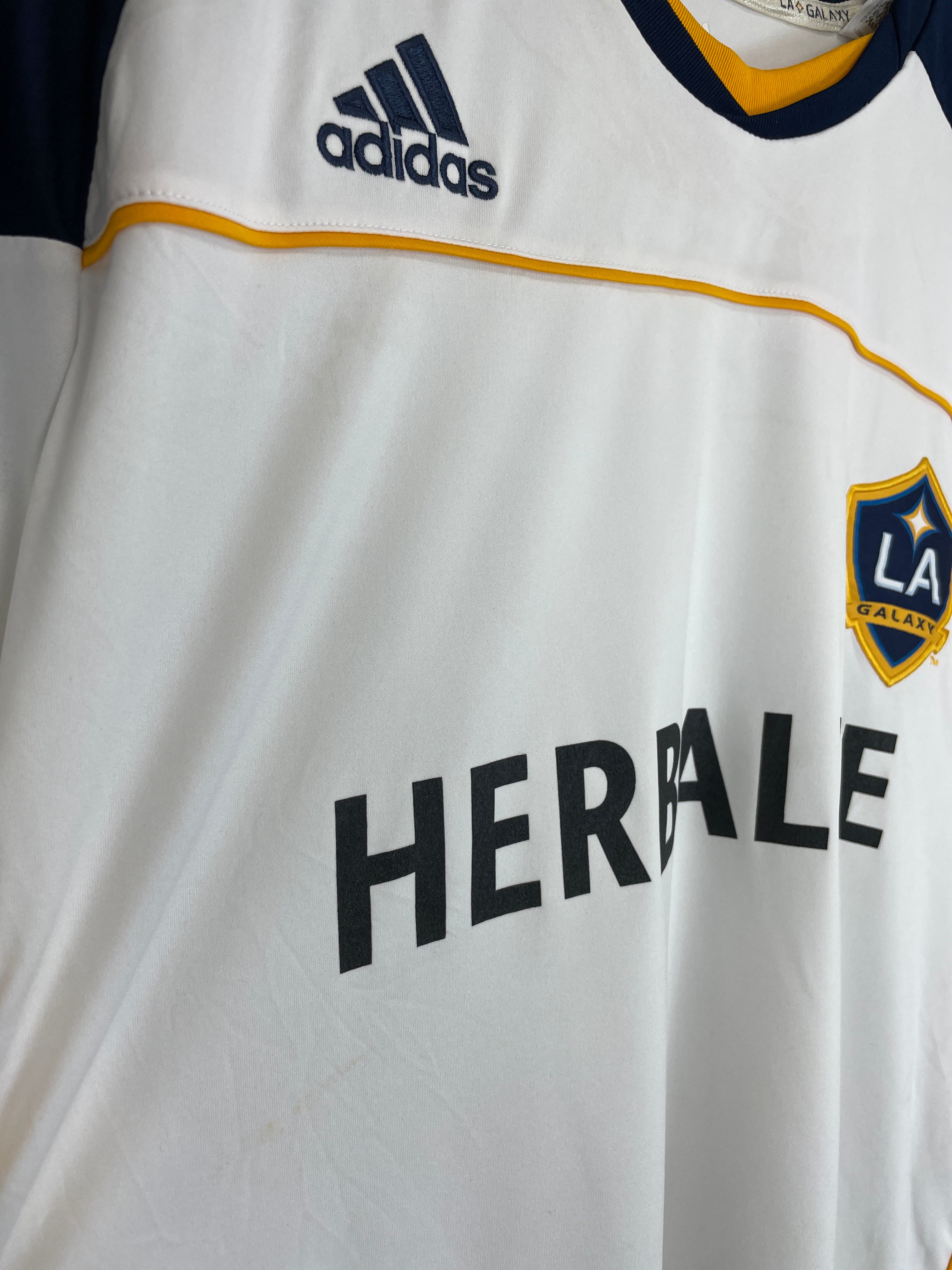 Shop 2010/11 LA GALAXY BECKHAM #23 HOME SHIRT (XL) ADIDAS, classic football shirts, vintage football shirts & retro soccer jerseys at Cult Kits