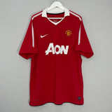Shop 2010/11 MANCHESTER UNITED VIDIC #15 HOME SHIRT (XL) NIKE, classic football shirts, vintage football shirts & retro soccer jerseys at Cult Kits