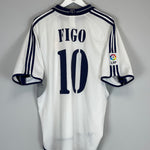 Shop 2000/01 REAL MADRID FIGO #10 HOME SHIRT (XL) ADIDAS, classic football shirts, vintage football shirts & retro soccer jerseys at Cult Kits