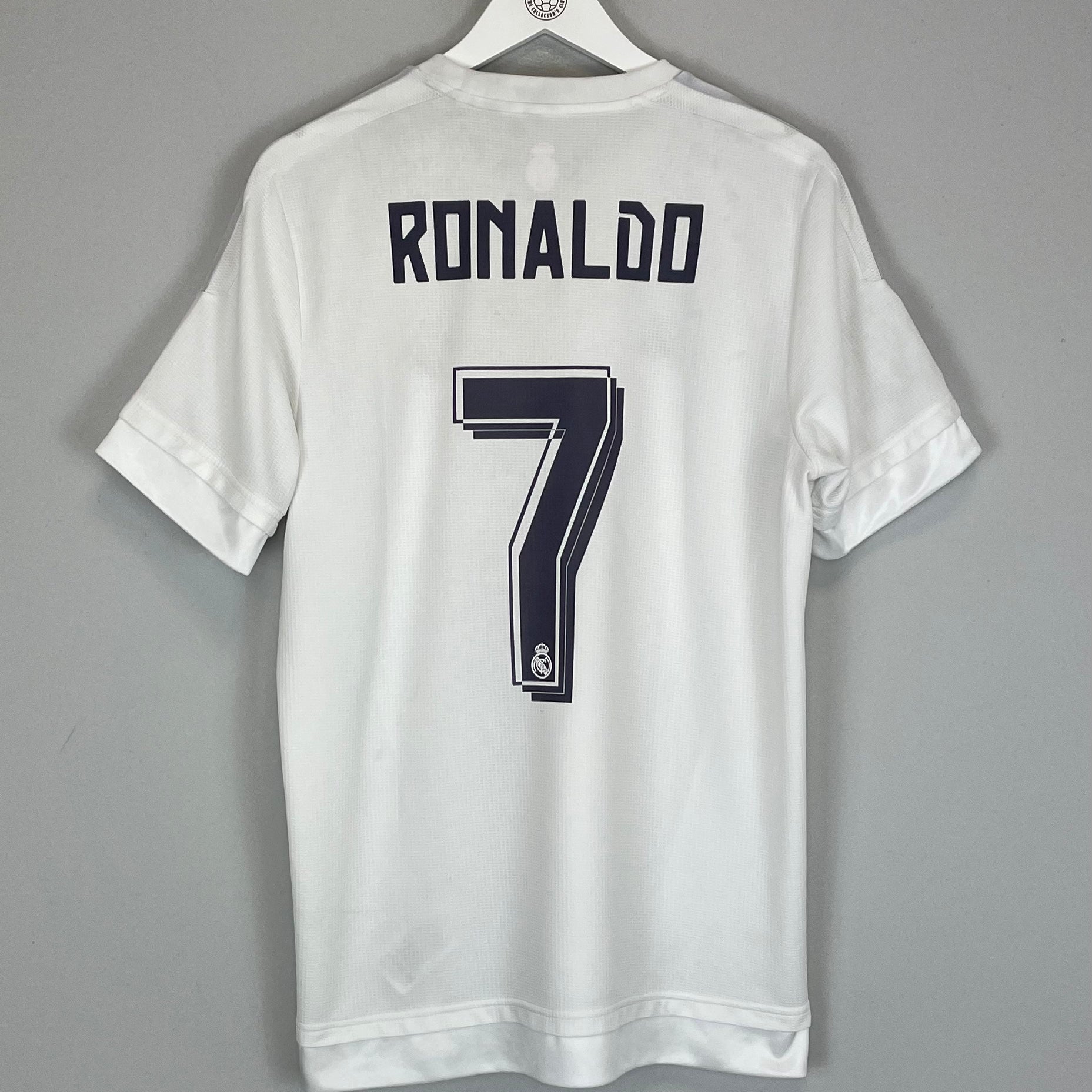 Shop 2015/16 REAL MADRID RONALDO #7 HOME SHIRT (L) ADIDAS, classic football shirts, vintage football shirts & retro soccer jerseys at Cult Kits