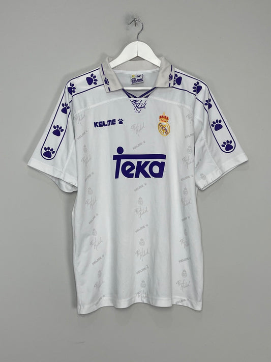 1994/96 REAL MADRID #8 HOME SHIRT (M) KELME