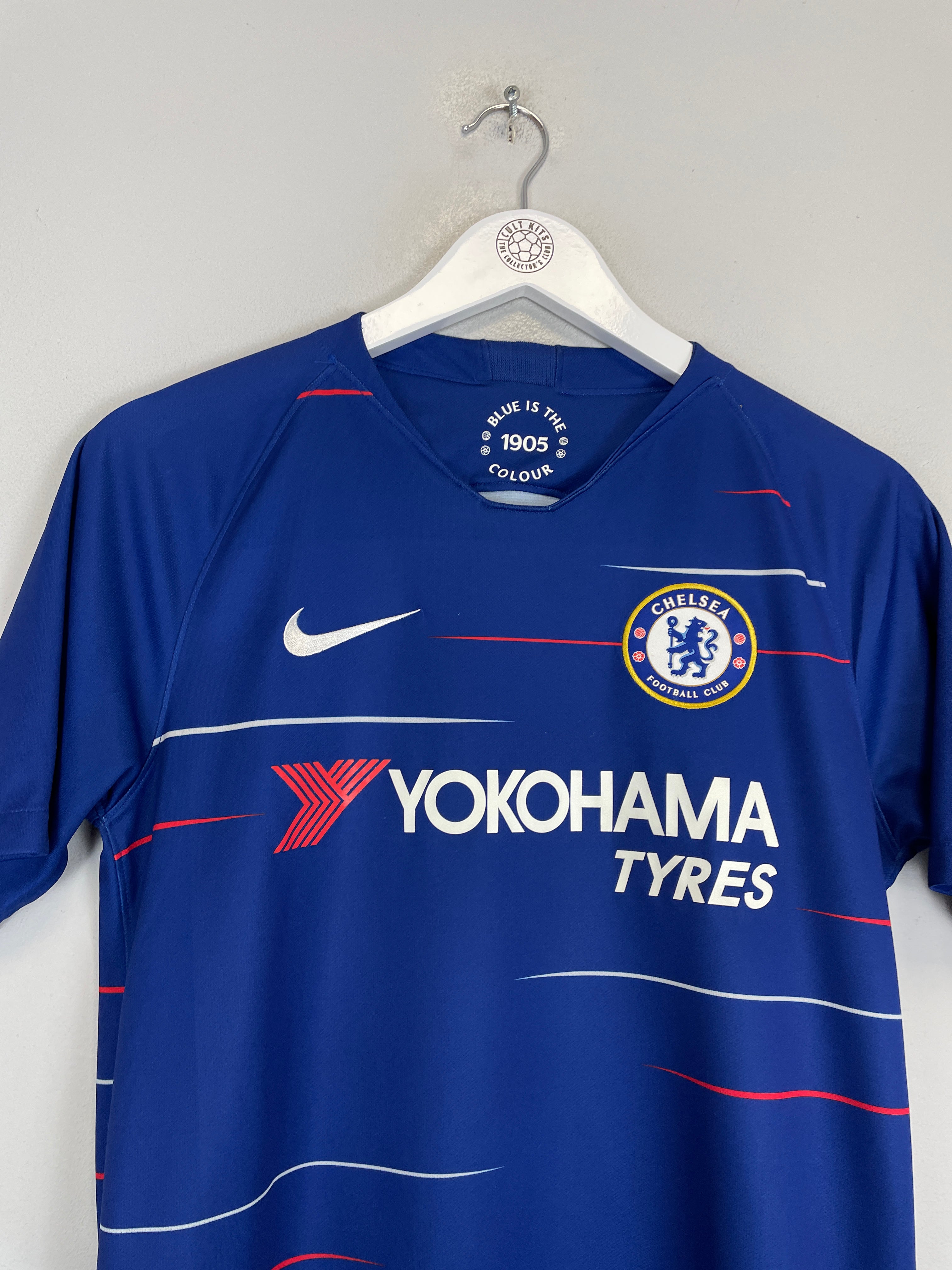 Shop 2018/19 CHELSEA HAZARD #10 HOME SHIRT (S) NIKE, classic football shirts, vintage football shirts & retro soccer jerseys at Cult Kits