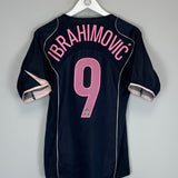Shop 2004/05 JUVENTUS IBRAHIMOVIC #9 AWAY SHIRT (S) NIKE, classic football shirts, vintage football shirts & retro soccer jerseys at Cult Kits