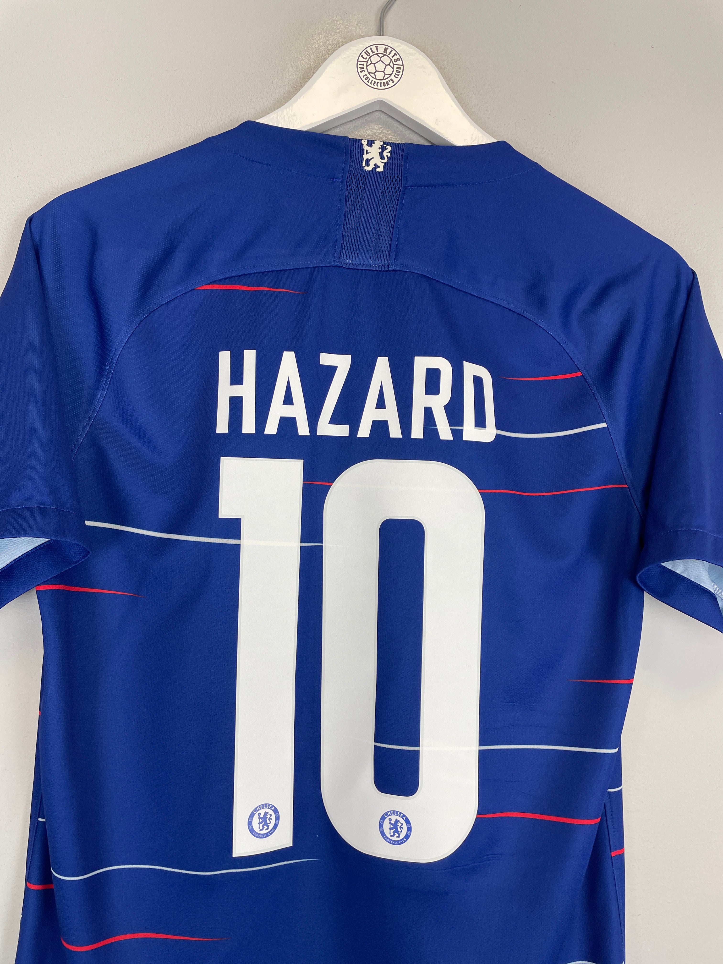 Shop 2018/19 CHELSEA HAZARD #10 HOME SHIRT (S) NIKE, classic football shirts, vintage football shirts & retro soccer jerseys at Cult Kits