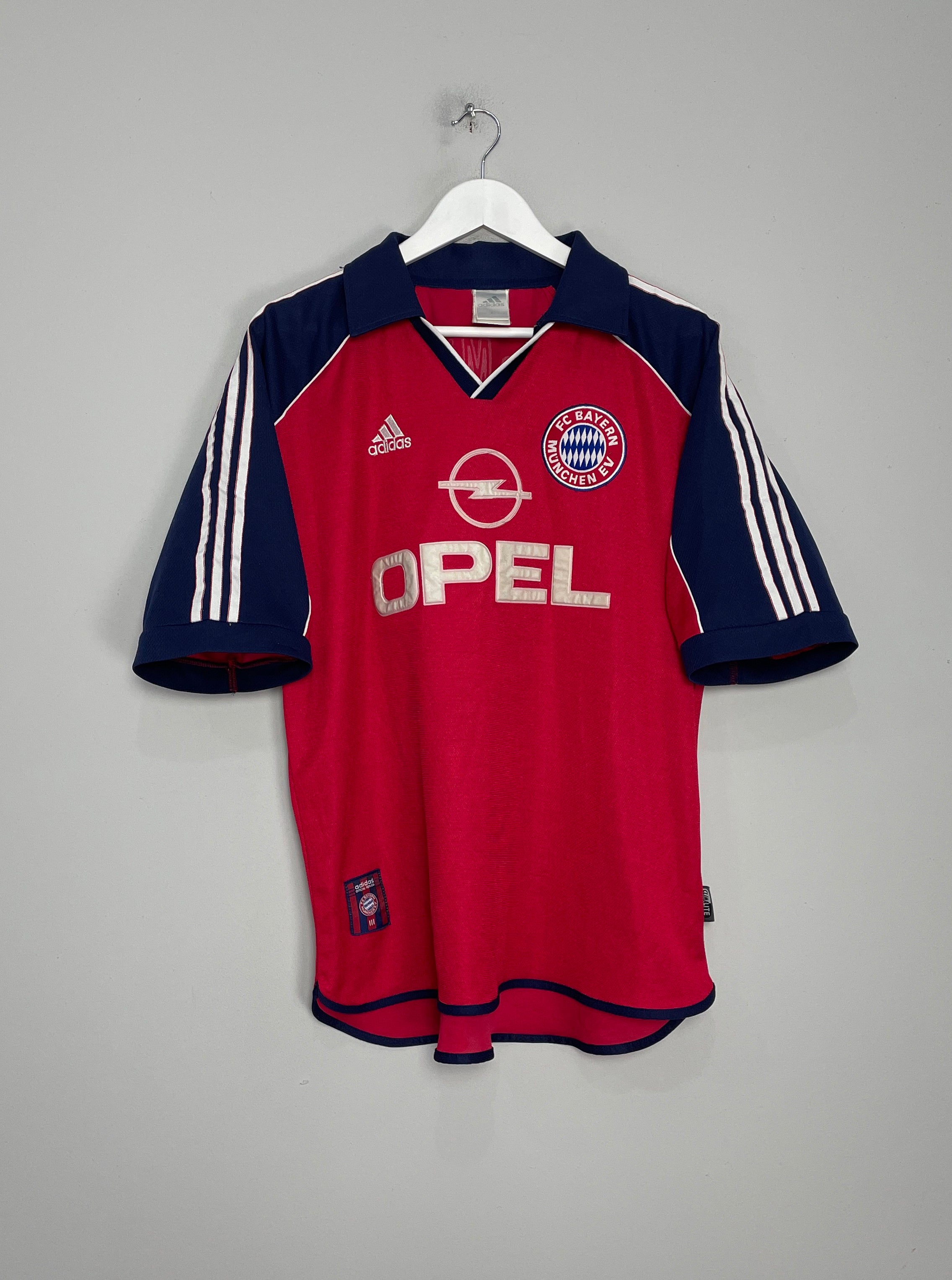 Shop 1999/01 BAYERN MUNICH HOME SHIRT (L) ADIDAS, classic football shirts, vintage football shirts & retro soccer jerseys at Cult Kits