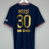 Shop 2021/22 PSG MESSI #30 *AUTHENTIC* HOME SHIRT (XL) JORDAN, classic football shirts, vintage football shirts & retro soccer jerseys at Cult Kits