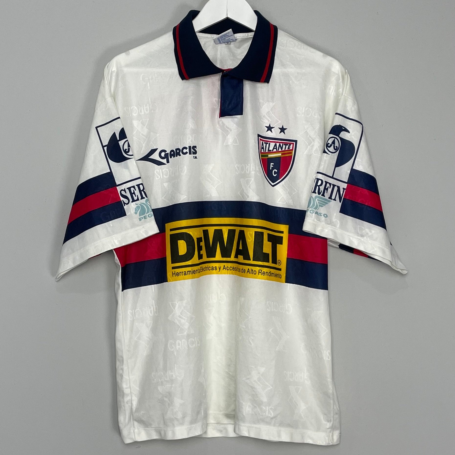 Shop 1997/98 ATLANTE AWAY SHIRT (L) GARCIS, classic football shirts, vintage football shirts & retro soccer jerseys at Cult Kits