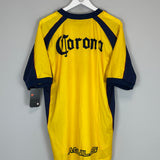 Shop 2001/02 CLUB AMERICA *BNWT* HOME SHIRT (L) NIKE, classic football shirts, vintage football shirts & retro soccer jerseys at Cult Kits