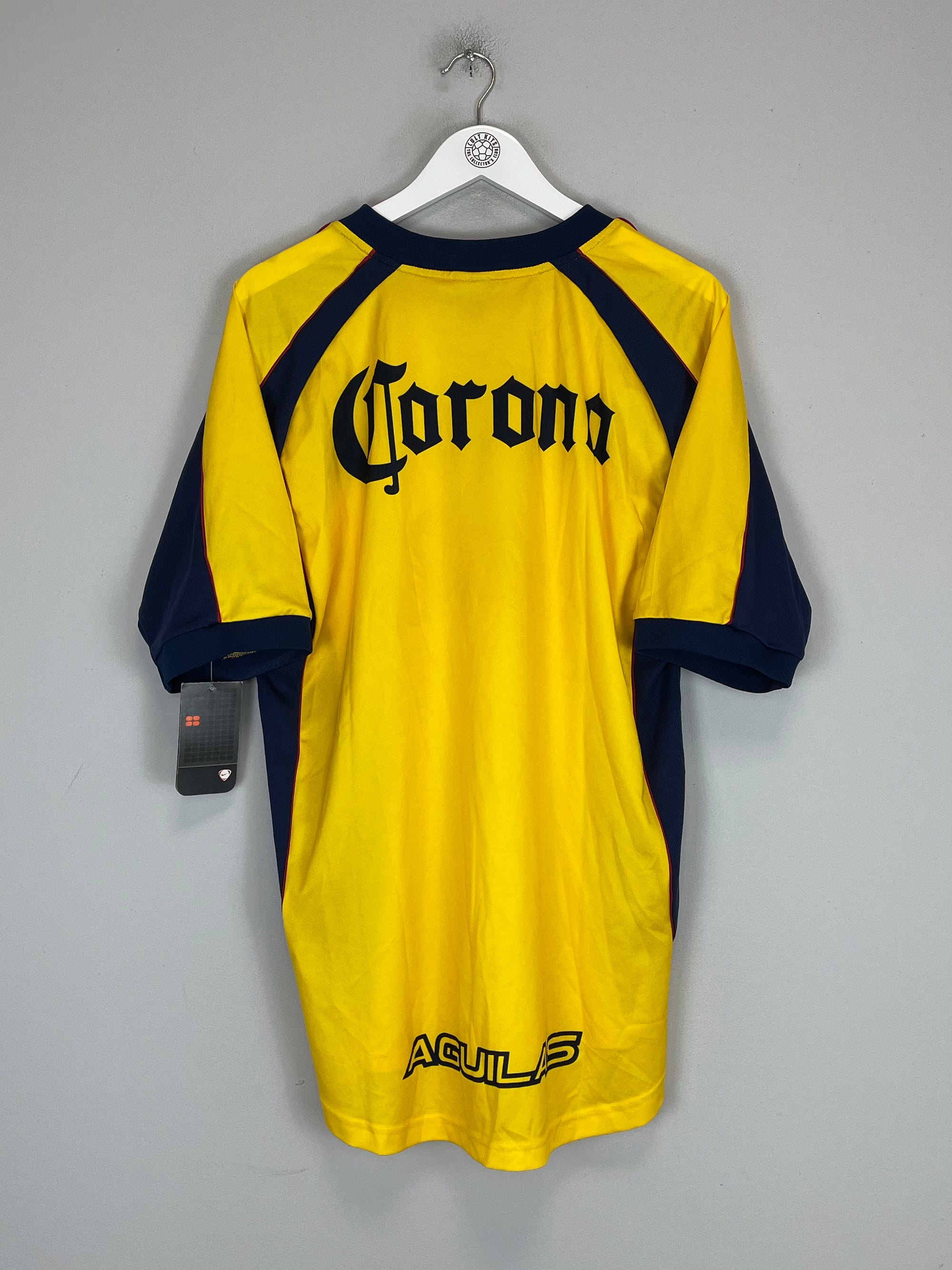 Shop 2001/02 CLUB AMERICA *BNWT* HOME SHIRT (L) NIKE, classic football shirts, vintage football shirts & retro soccer jerseys at Cult Kits