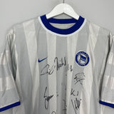 2000/01 HERTHA BERLIN *SQUAD SIGNED* AWAY SHIRT (M) NIKE