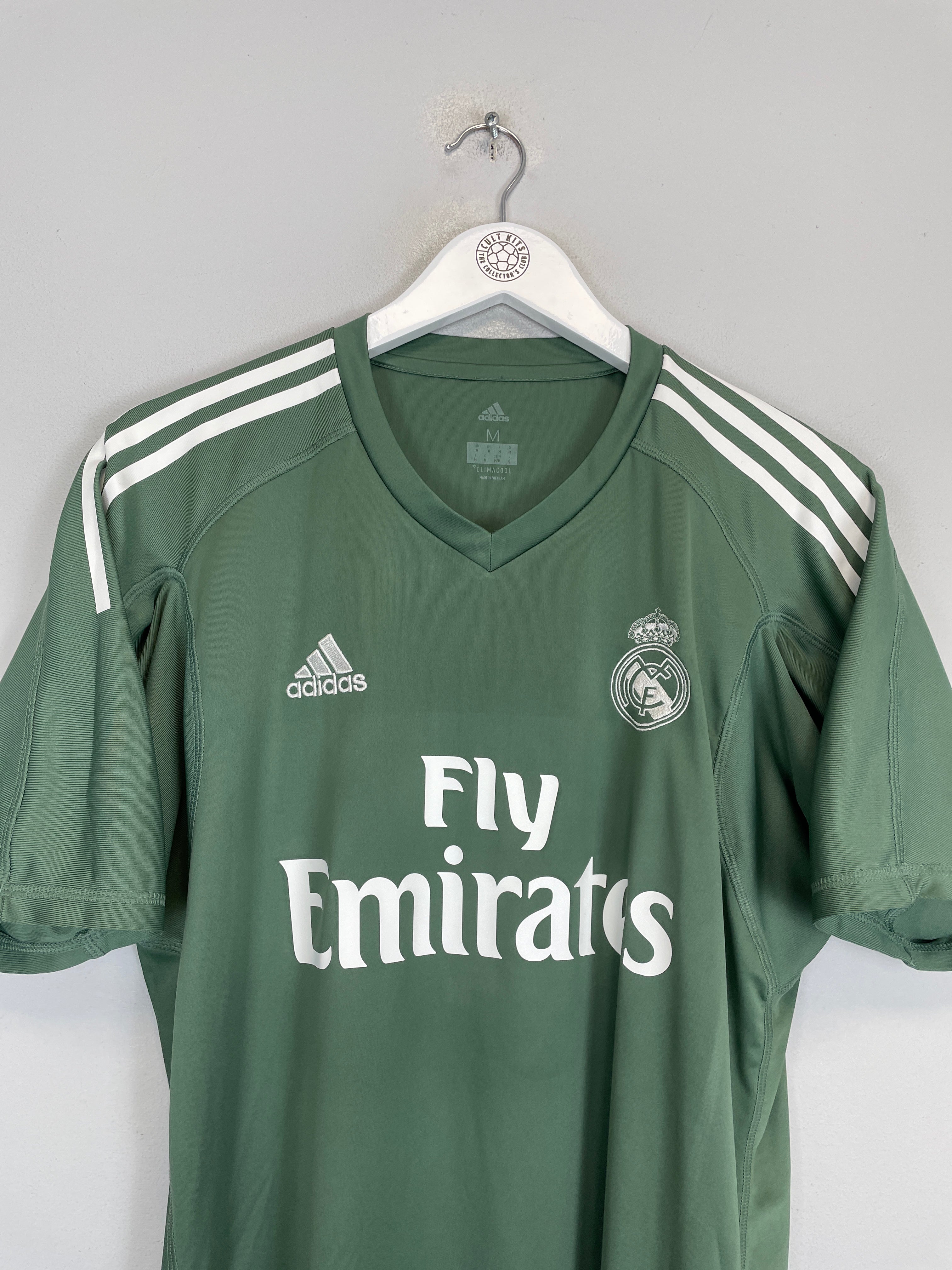 Shop 2017/18 REAL MADRID NAVAS #1 GK SHIRT (M) ADIDAS, classic football shirts, vintage football shirts & retro soccer jerseys at Cult Kits