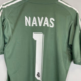 Shop 2017/18 REAL MADRID NAVAS #1 GK SHIRT (M) ADIDAS, classic football shirts, vintage football shirts & retro soccer jerseys at Cult Kits