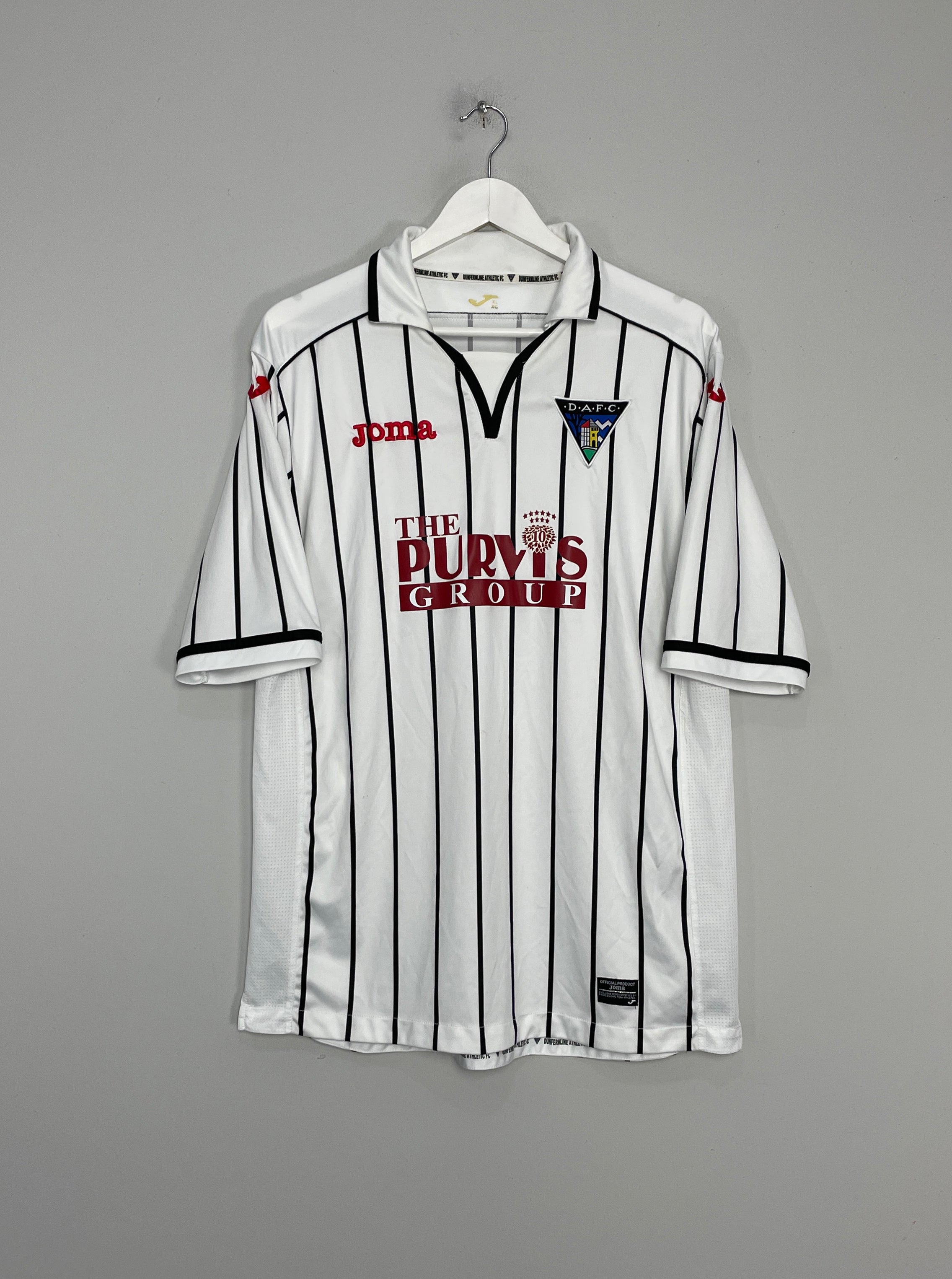Shop 2014/15 DUNFERMLINE HOME SHIRT (XL) JOMA, classic football shirts, vintage football shirts & retro soccer jerseys at Cult Kits