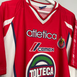 Shop 2000/02 CHIVAS GUADALAJARA TRAINING SHIRT (XL) ATLETICA, classic football shirts, vintage football shirts & retro soccer jerseys at Cult Kits