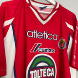 Shop 2000/02 CHIVAS GUADALAJARA TRAINING SHIRT (XL) ATLETICA, classic football shirts, vintage football shirts & retro soccer jerseys at Cult Kits