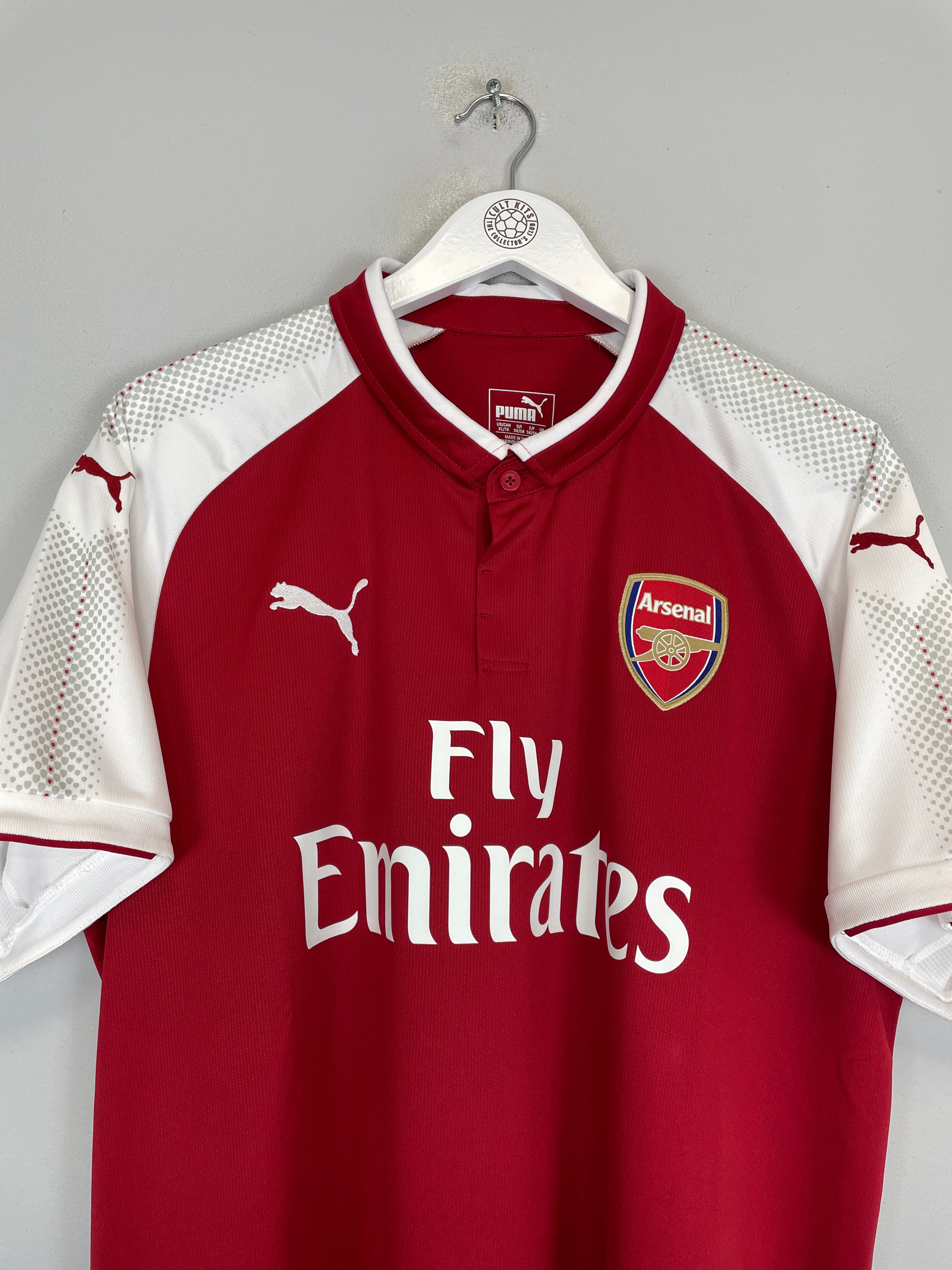 Shop 2017/18 ARSENAL BELLERIN #24 HOME SHIRT (XL) PUMA, classic football shirts, vintage football shirts & retro soccer jerseys at Cult Kits