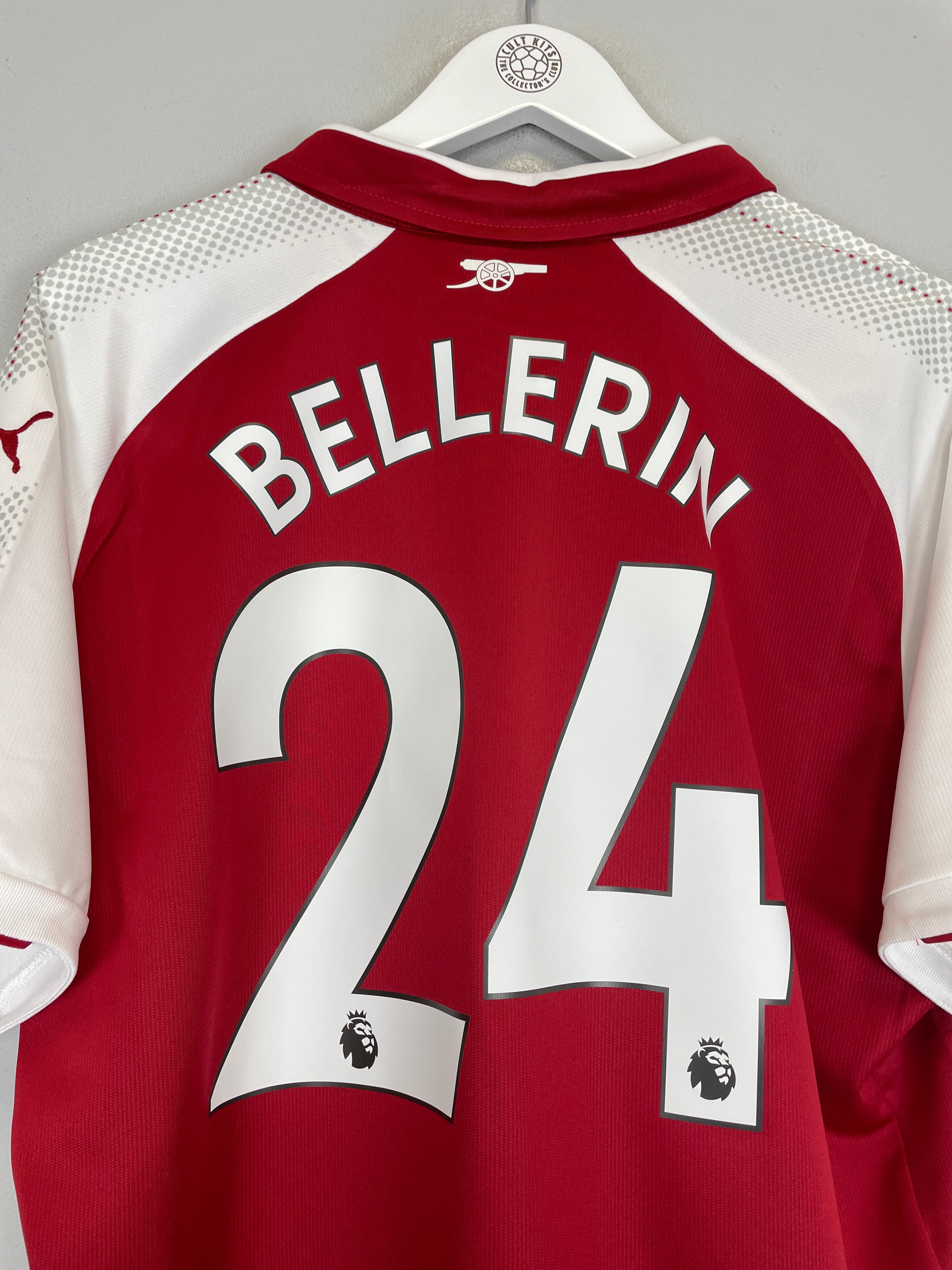 Shop 2017/18 ARSENAL BELLERIN #24 HOME SHIRT (XL) PUMA, classic football shirts, vintage football shirts & retro soccer jerseys at Cult Kits