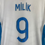 Shop 2021/22 MARSEILLE MILIK #9 *PLAYER ISSUE* HOME SHIRT (L) PUMA, classic football shirts, vintage football shirts & retro soccer jerseys at Cult Kits