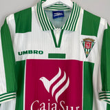 1997/98 CORDOBA HOME SHIRT (XL) UMBRO