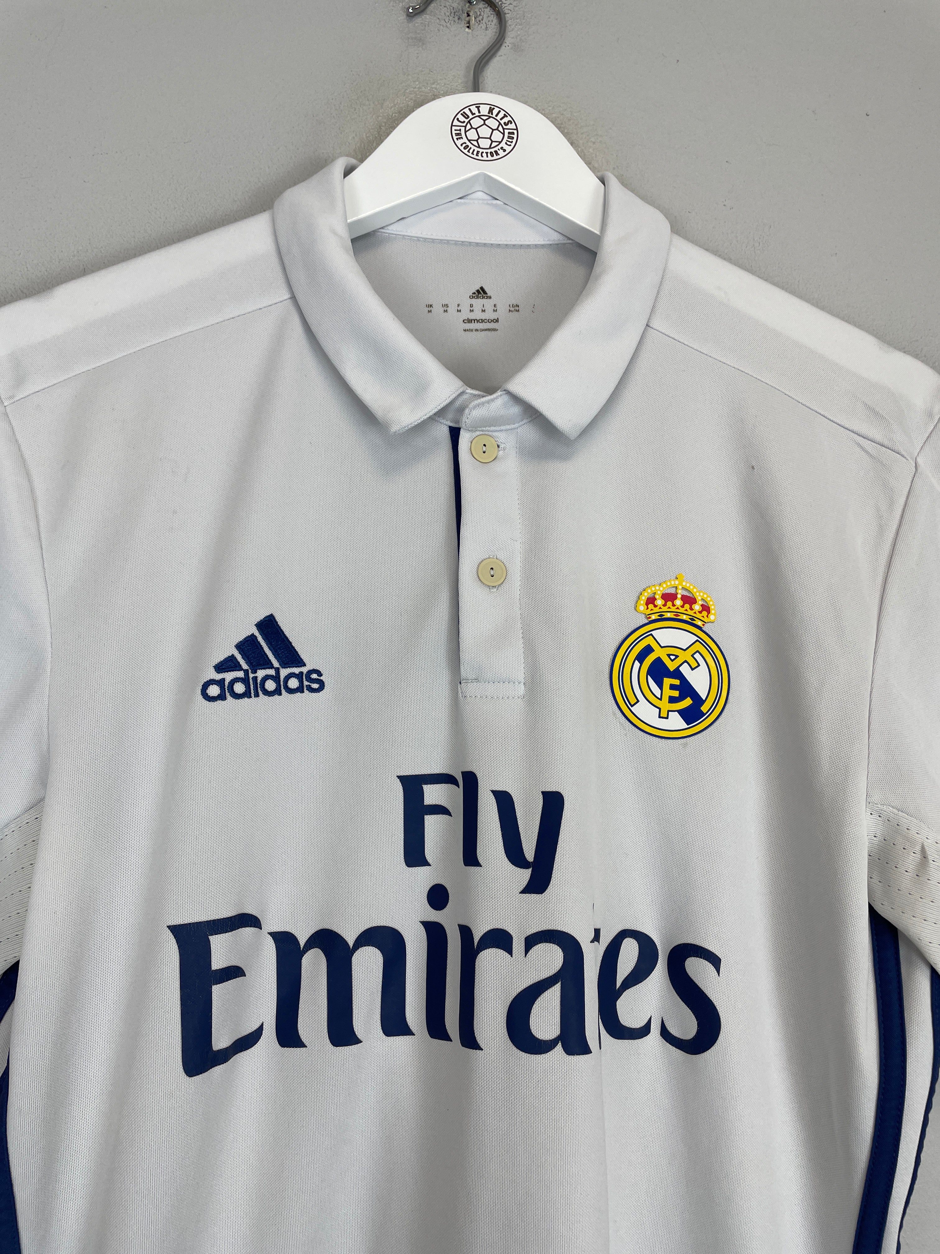 Shop 2016/17 REAL MADRID RONALDO #7 HOME SHIRT (M) ADIDAS, classic football shirts, vintage football shirts & retro soccer jerseys at Cult Kits