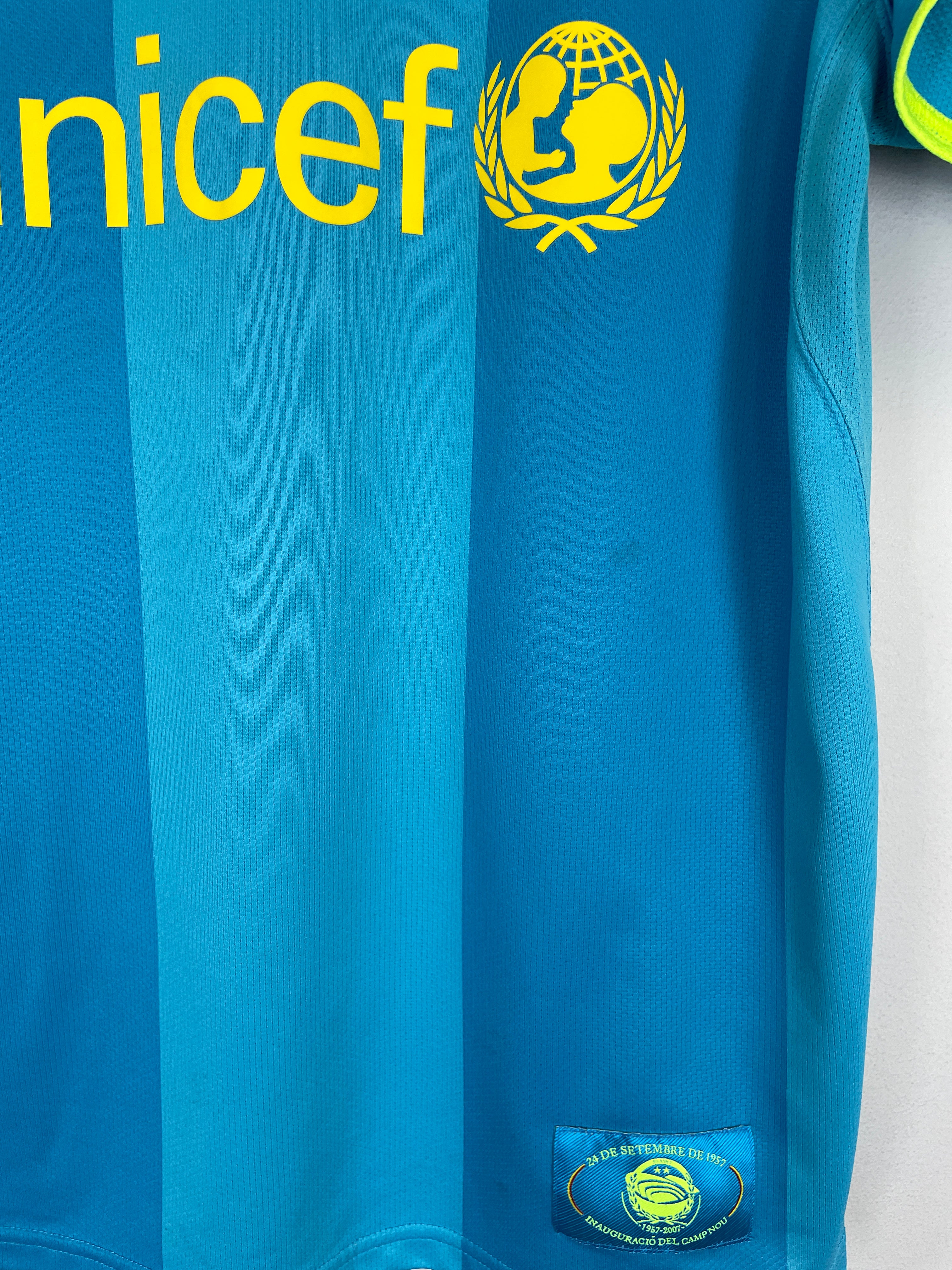 Shop 2007/08 BARCELONA HENRY #14 AWAY SHIRT (S) NIKE, classic football shirts, vintage football shirts & retro soccer jerseys at Cult Kits