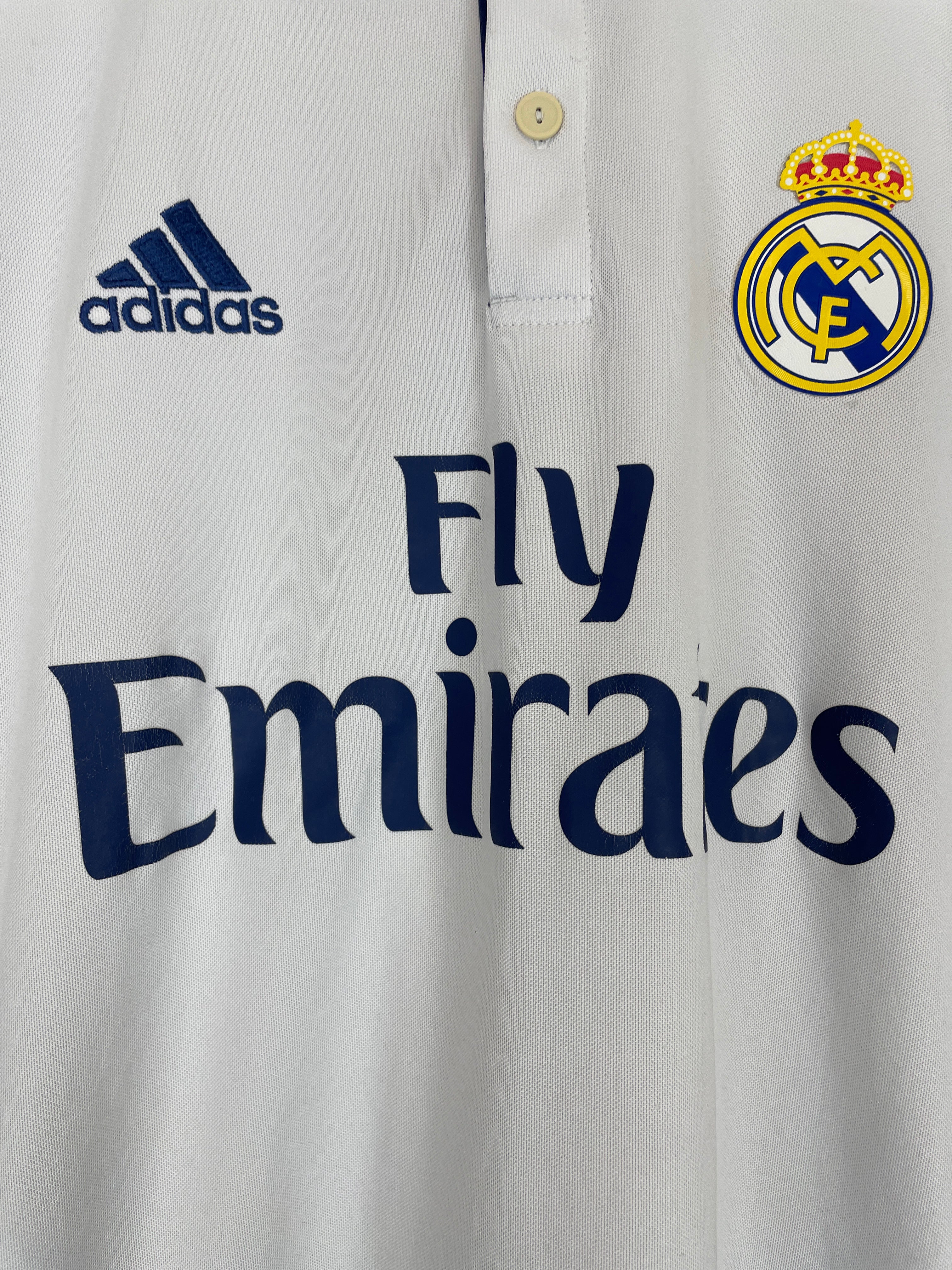Shop 2016/17 REAL MADRID RONALDO #7 HOME SHIRT (M) ADIDAS, classic football shirts, vintage football shirts & retro soccer jerseys at Cult Kits