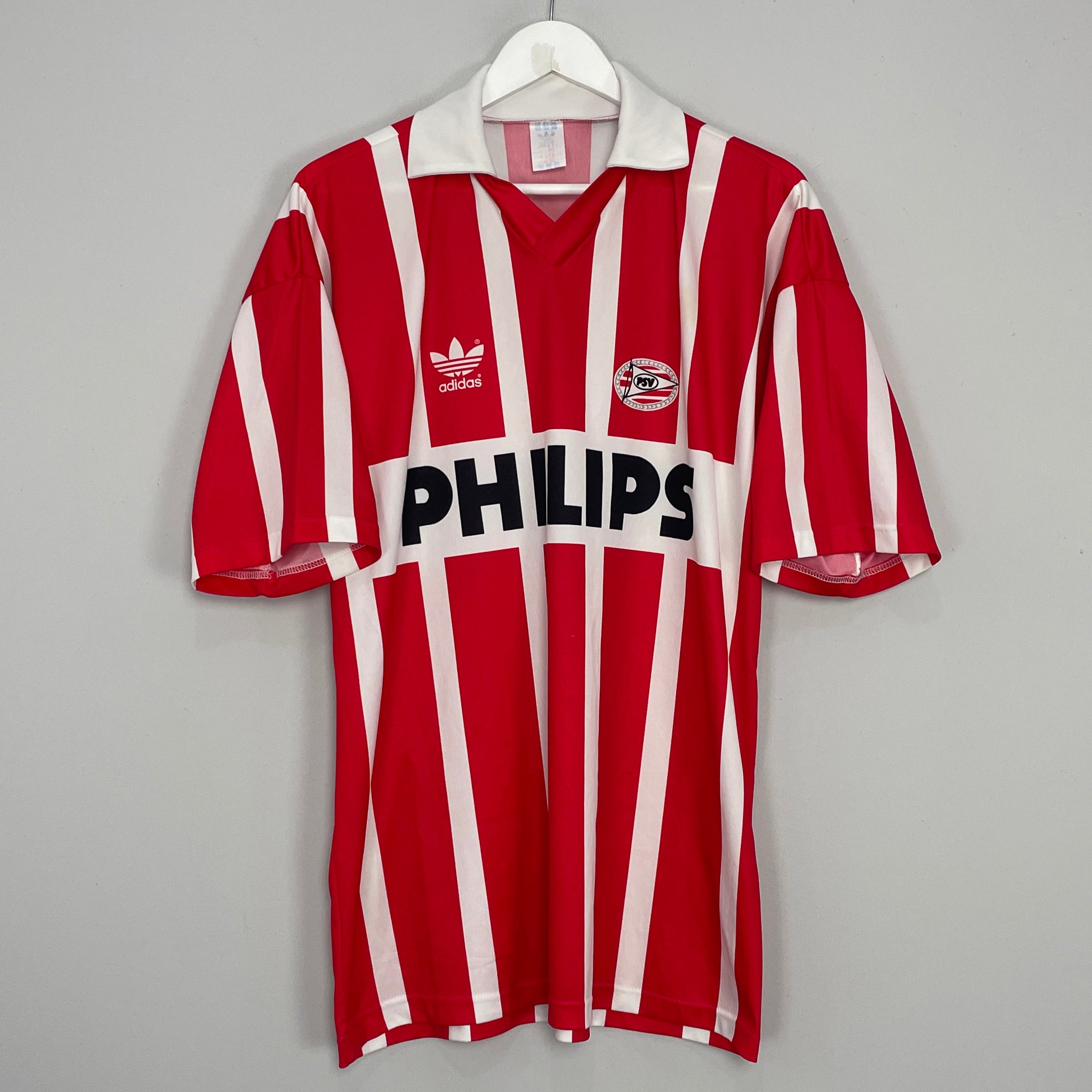 Shop 1990/92 PSV HOME SHIRT (XL) ADIDAS, classic football shirts, vintage football shirts & retro soccer jerseys at Cult Kits