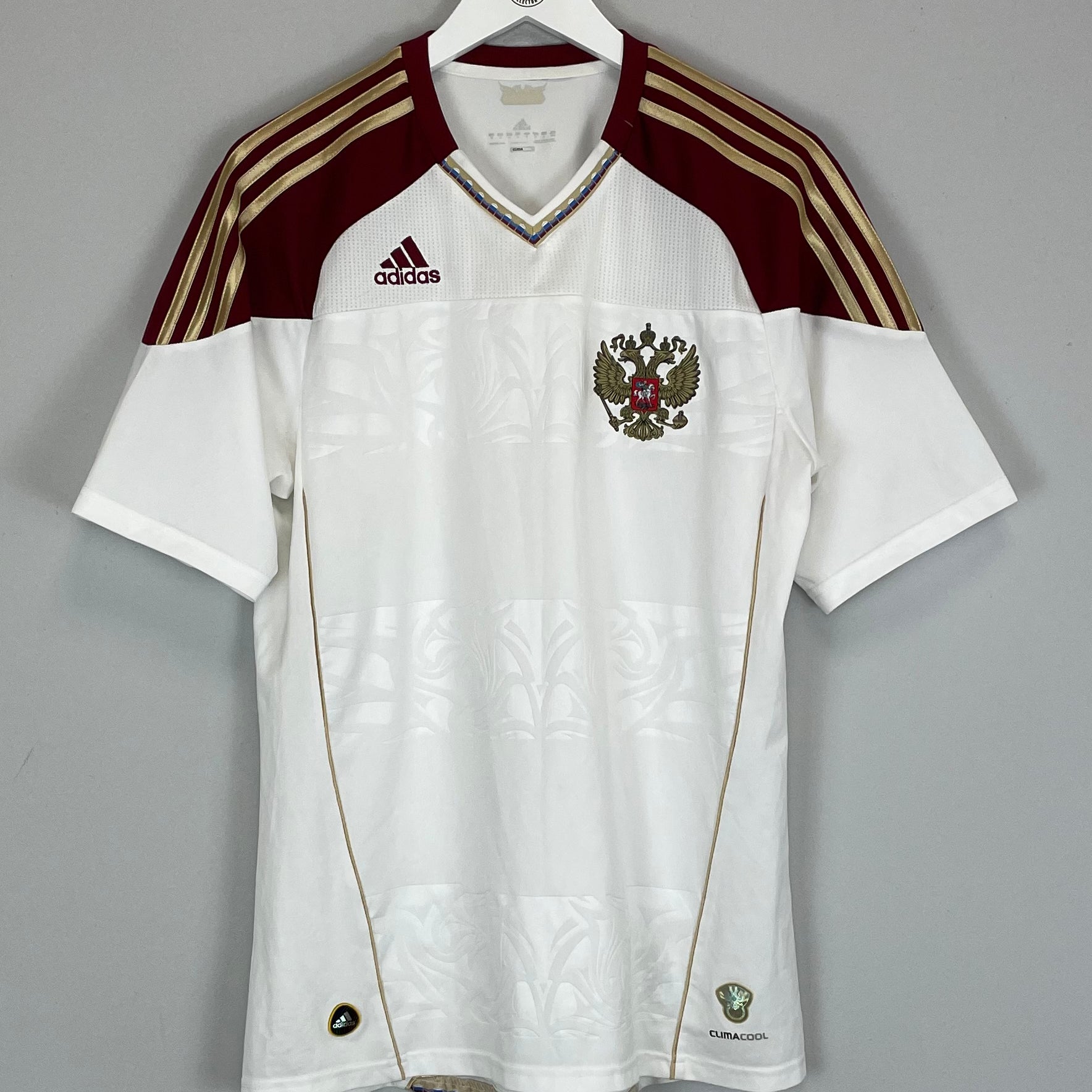 Shop 2010 RUSSIA AWAY SHIRT (M) ADIDAS, classic football shirts, vintage football shirts & retro soccer jerseys at Cult Kits