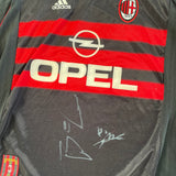 1998/99 AC Milan *Signed* L/S Third Shirt (XL) Adidas