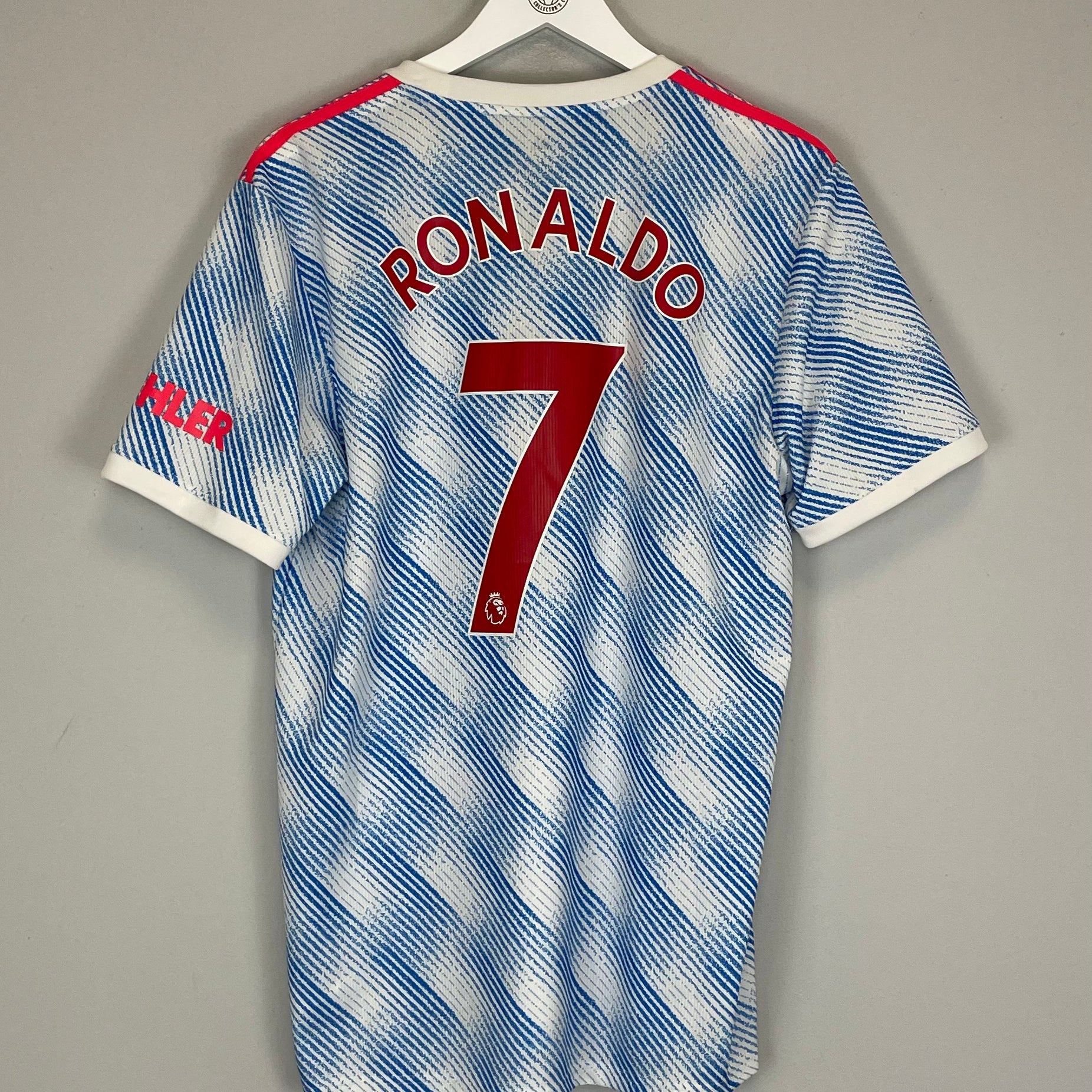 Shop 2021/22 MANCHESTER UNITED RONALDO #7 AWAY SHIRT (L) ADIDAS, classic football shirts, vintage football shirts & retro soccer jerseys at Cult Kits