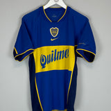 2001/02 BOCA JUNIORS HOME SHIRT (M) NIKE
