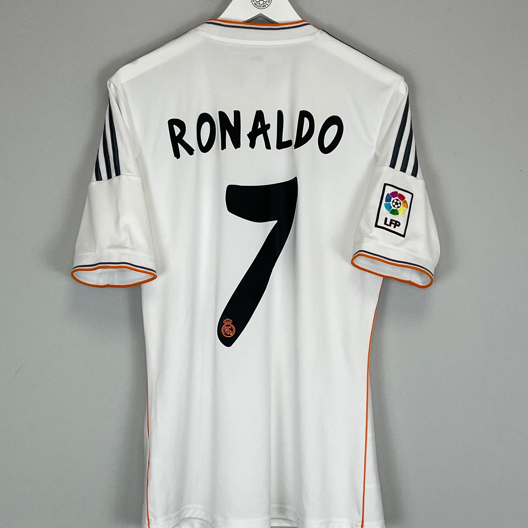 Shop 2013/14 REAL MADRID RONALDO #7 HOME SHIRT (M) ADIDAS, classic football shirts, vintage football shirts & retro soccer jerseys at Cult Kits