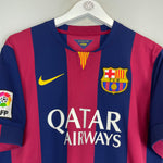 Shop 2014/15 BARCELONA A.INIESTA #8 HOME SHIRT (L) NIKE, classic football shirts, vintage football shirts & retro soccer jerseys at Cult Kits