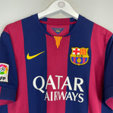 Shop 2014/15 BARCELONA A.INIESTA #8 HOME SHIRT (L) NIKE, classic football shirts, vintage football shirts & retro soccer jerseys at Cult Kits