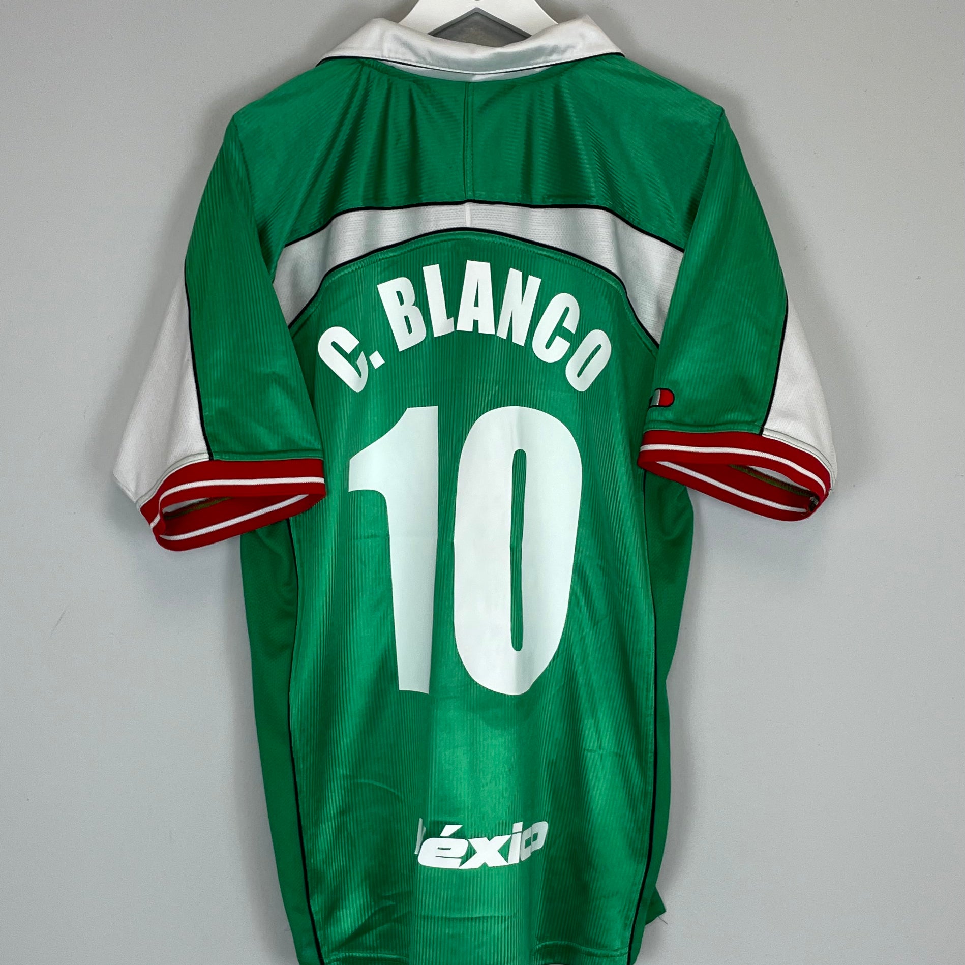 Shop 2000/01 MEXICO C.BLANCO #10 HOME SHIRT (L) ATLETICA, classic football shirts, vintage football shirts & retro soccer jerseys at Cult Kits