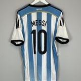 2014/15 ARGENTINA MESSI #10 HOME SHIRT (L) ADIDAS