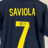 2002/03 BARCELONA SAVIOLA #7 AWAY SHIRT (S) NIKE