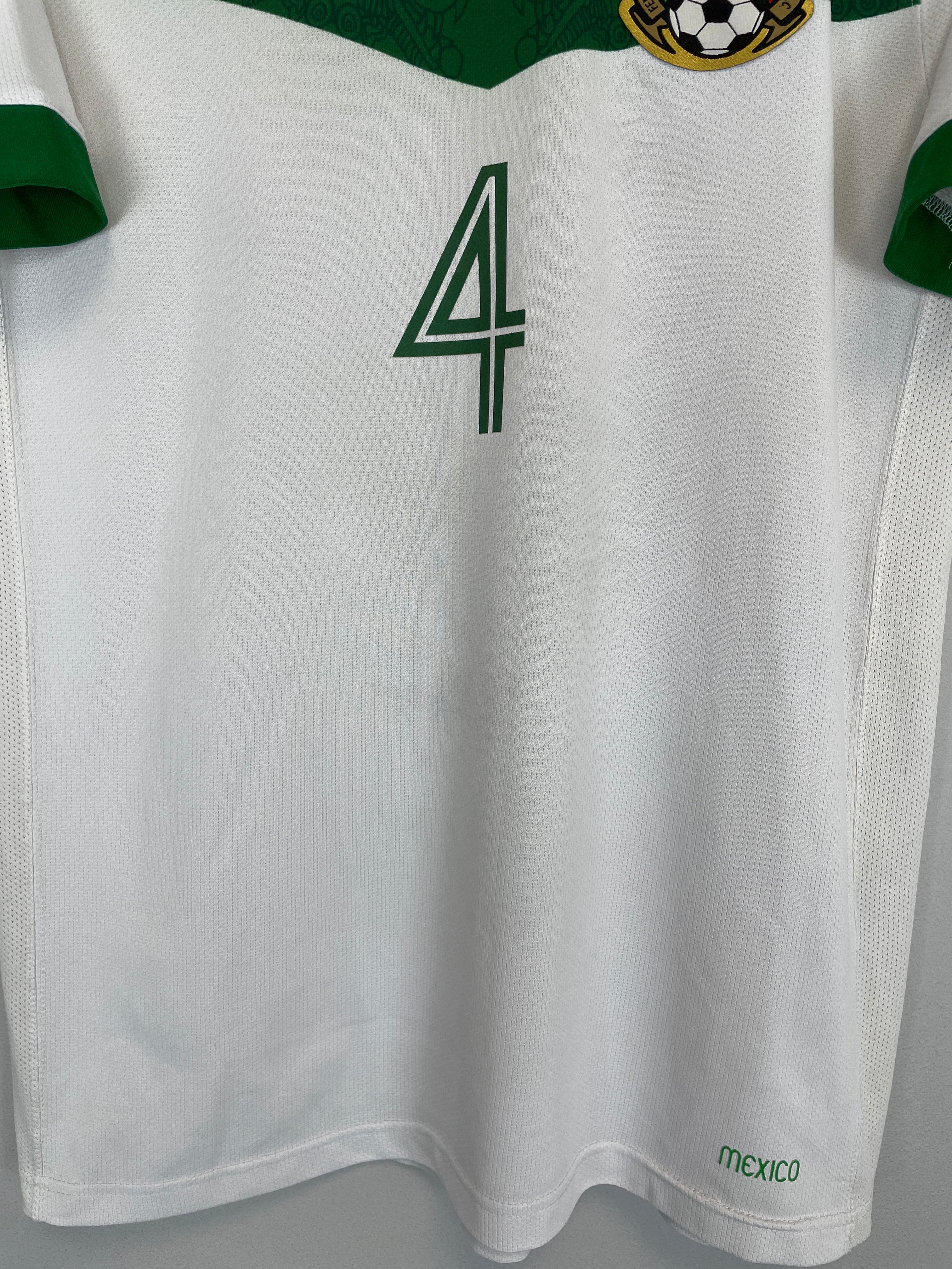 Shop 2006/07 MEXICO R.MARQUEZ #4 AWAY SHIRT (S) NIKE, classic football shirts, vintage football shirts & retro soccer jerseys at Cult Kits