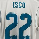 Shop 2017/18 REAL MADRID ISCO #22 HOME SHIRT (M) ADIDAS, classic football shirts, vintage football shirts & retro soccer jerseys at Cult Kits