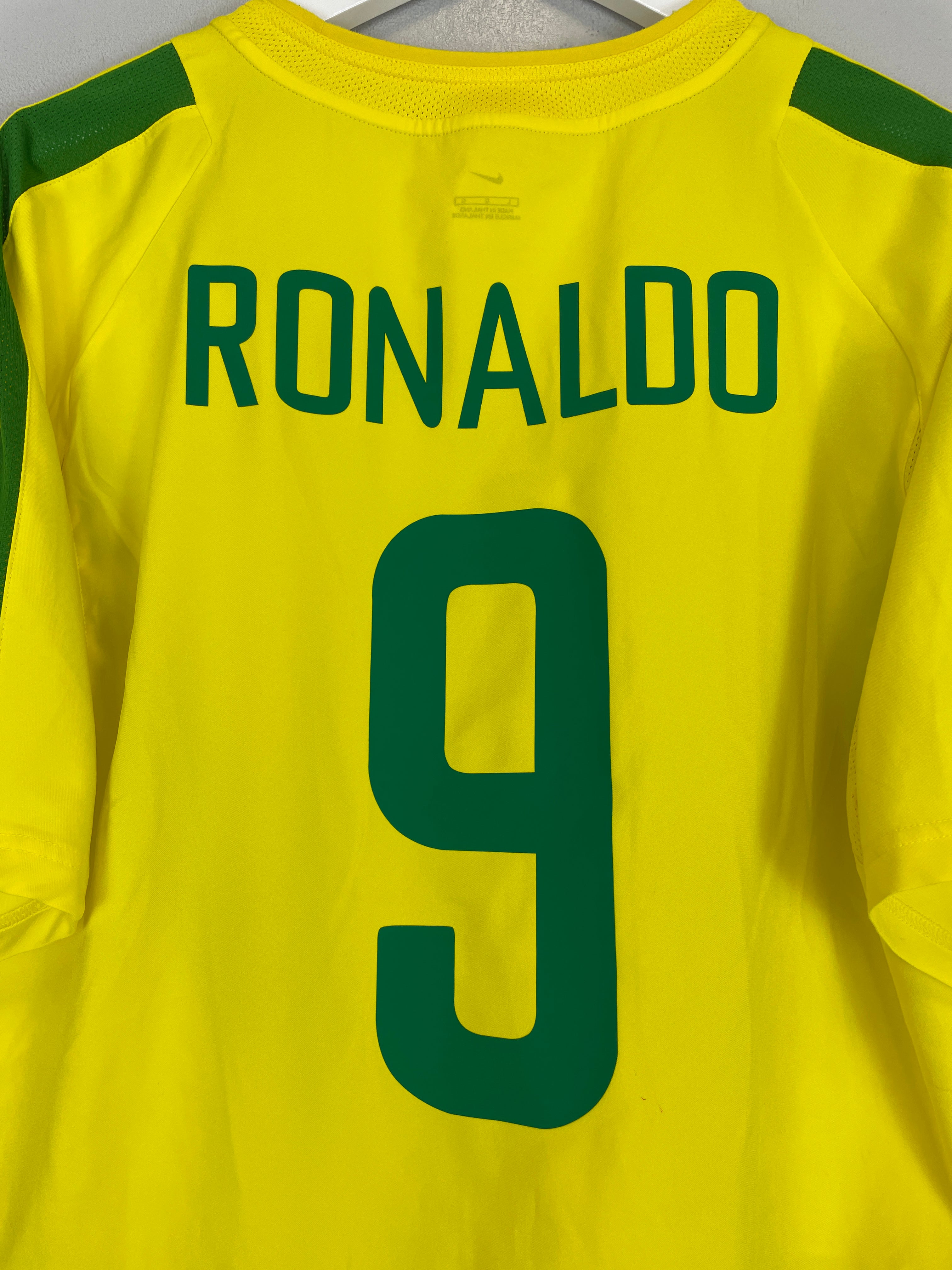 2002 R9 Jersey 2002/04 BRAZIL RONALDO #9 HOME SHIRT (L) NIKE – Cult Kits