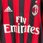 Shop 2013/14 AC MILAN EL SHAARAWY #92 HOME SHIRT (S) ADIDAS, classic football shirts, vintage football shirts & retro soccer jerseys at Cult Kits
