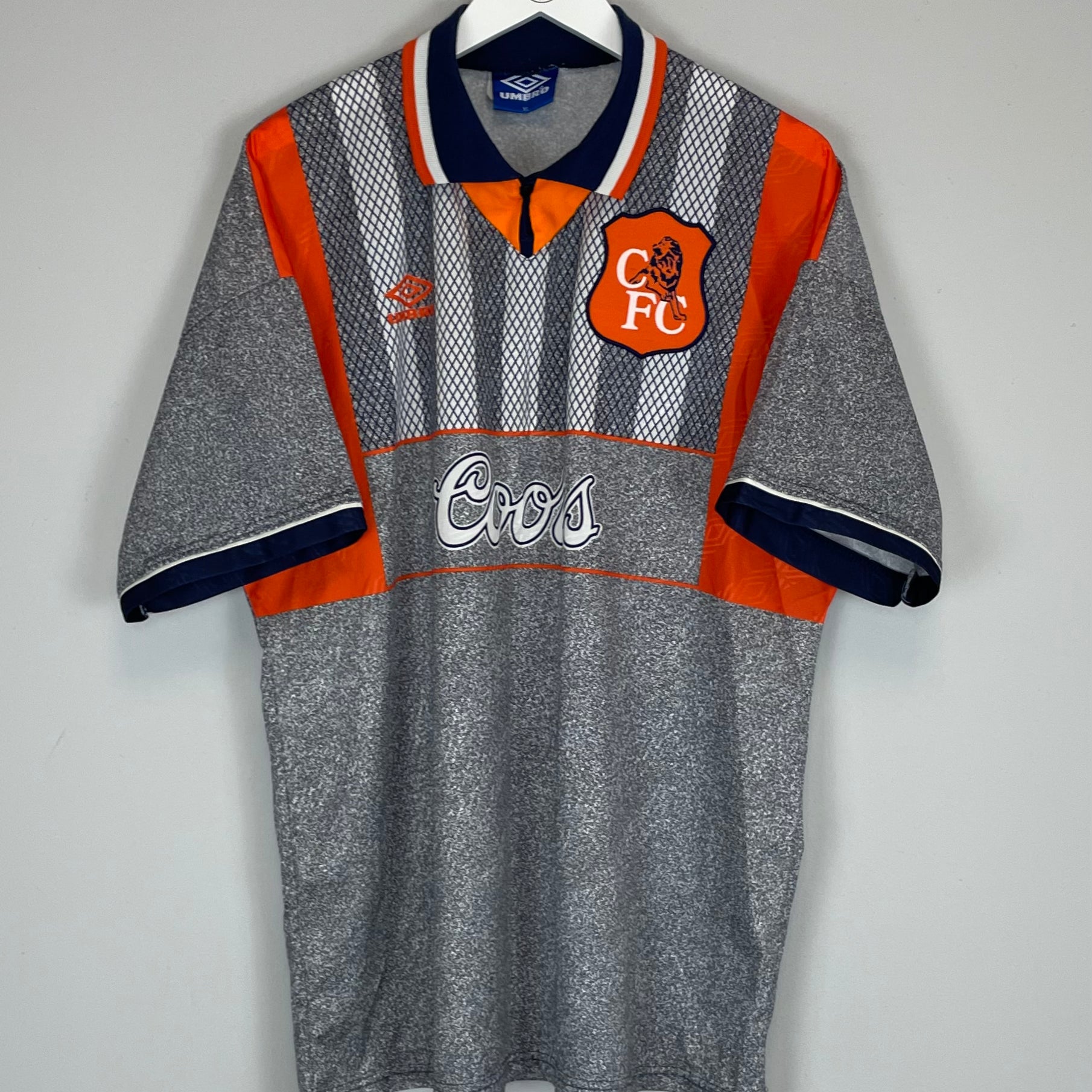 Shop 1994/96 CHELSEA AWAY SHIRT (XL) UMBRO, classic football shirts, vintage football shirts & retro soccer jerseys at Cult Kits